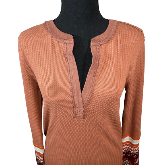 Free People We The Free Mikah Layering Cuff thermal top Size XS NEW WITH TAGS - Picture 3 of 6